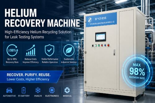Ultime notizie aziendali su Come le macchine per il recupero dell'elio aiutano i produttori a ridurre i costi di prova delle perdite