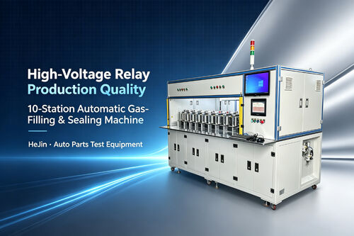 Ultime notizie aziendali su Why 10-Station Automatic Gas-Filling & Sealing Machine Elevates Automotive High-Voltage Relay Production Quality?