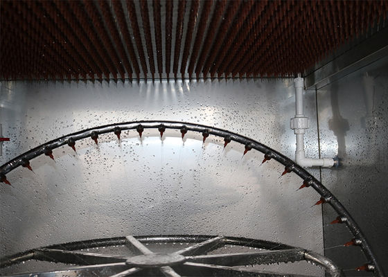 RT apparecchiatura di prova IP a temperatura di 60 °C con schermo tattile a colori da 10,4 pollici e tubo di doccia di diametro esterno Ф102 mm