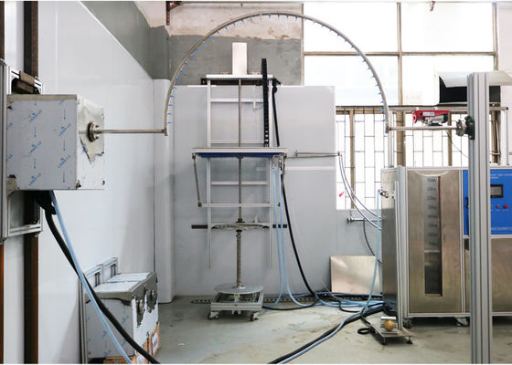 SUS304 Stainless Steel Plate IP Test Equipment con angolo di rotazione regolabile e schermo touch colorato da 10,4 pollici