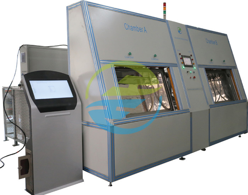 Good price 2 stazioni due camere a vuoto Equipaggiamento di rilevamento delle perdite di elio Equipaggiamento di prova delle perdite in linea