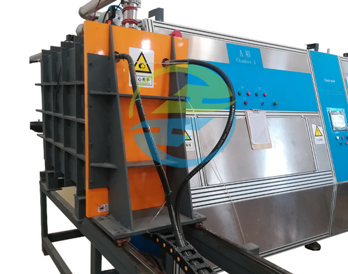 Good price Sistema di rilevamento delle perdite di elio ad alto tasso di recupero dell'elio (≥95%) Tipo scatola a vuoto Tre scatole per apparecchiature di prova delle perdite in linea