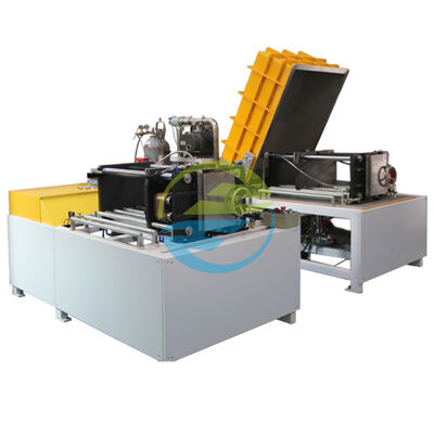 Prezzo buono Sistema di rilevamento perdite di elio per scambiatori di calore a piastre | Apparecchiatura di prova perdite ad alta precisione a 2 stazioni con recupero di elio ≥98% in linea