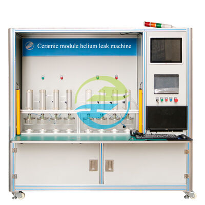 Prezzo buono Apparecchiatura di prova di tenuta all'elio multi-stazione per componenti ceramici | Sistema di rilevamento perdite ad alta efficienza da 500 pezzi/h in linea